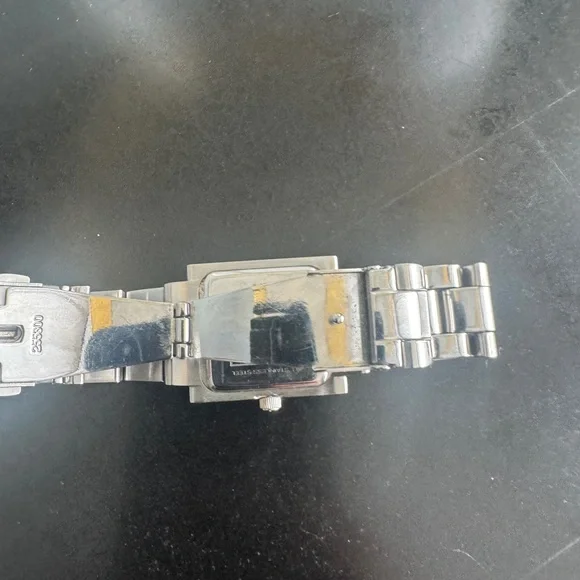 Michael Kors Silver-tone Crystal Accent Square Dial Bracelet Watch - Picture 7 of 7